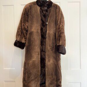 Long fur jacket